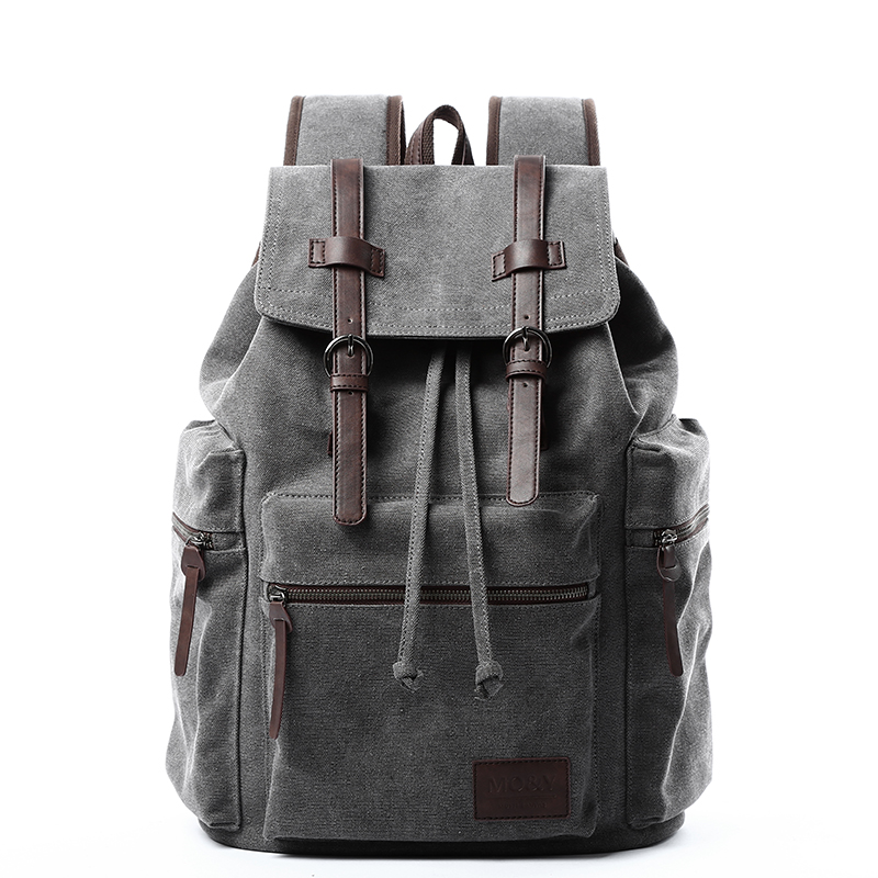 Women Bags Laptop - MATE ELAN 레트로 캐주얼 캔버스 배낭