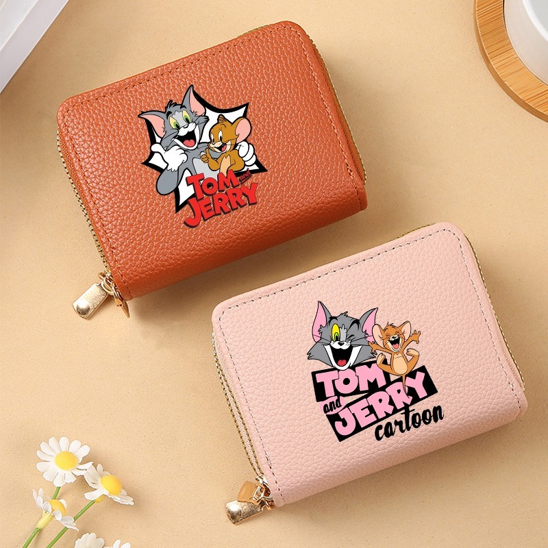 Women'S Xl Bags - 톰과 제리 귀여운 카드 홀더 지갑
