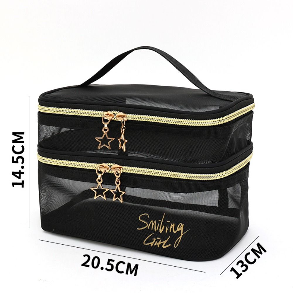 Women Bags Large - 새로운 나일론 소재의 이중 레이어 대용량