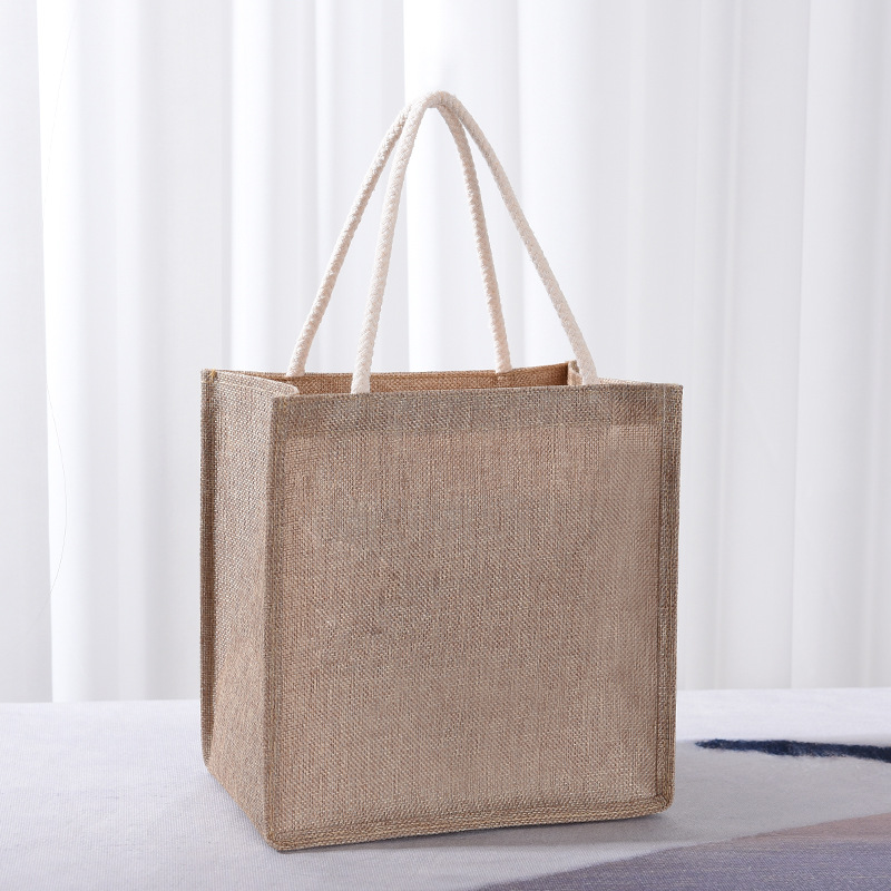 Women Bags Jute - 면 토트백, 대용량 린넨 선물 가방,