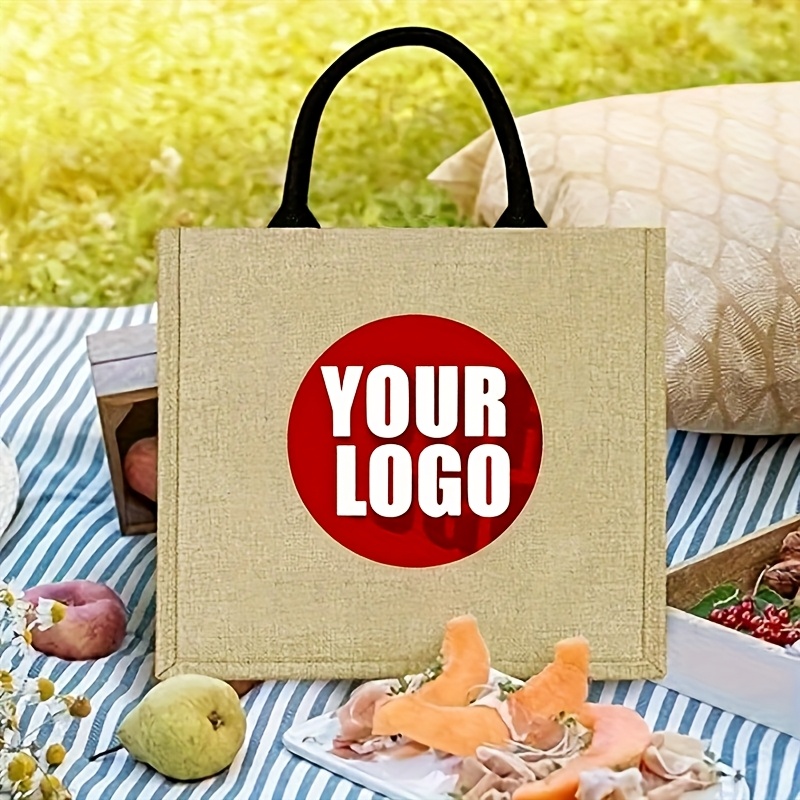 Women Bags Jute - 맞춤형 황마 토트백, 개인 맞춤형 대형