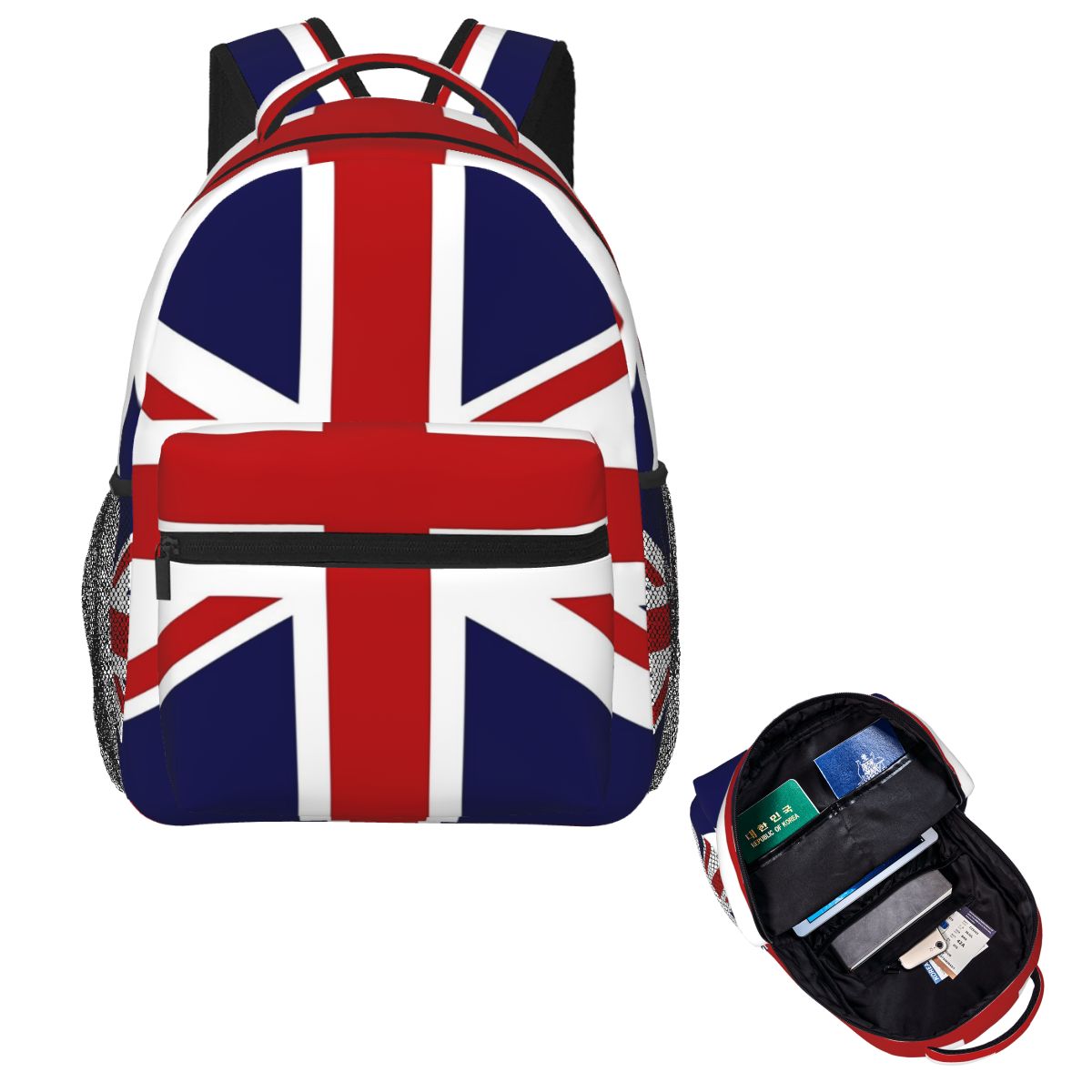 Women Bags Uk Sale - 유니온 잭 영국 국기 백팩 특가