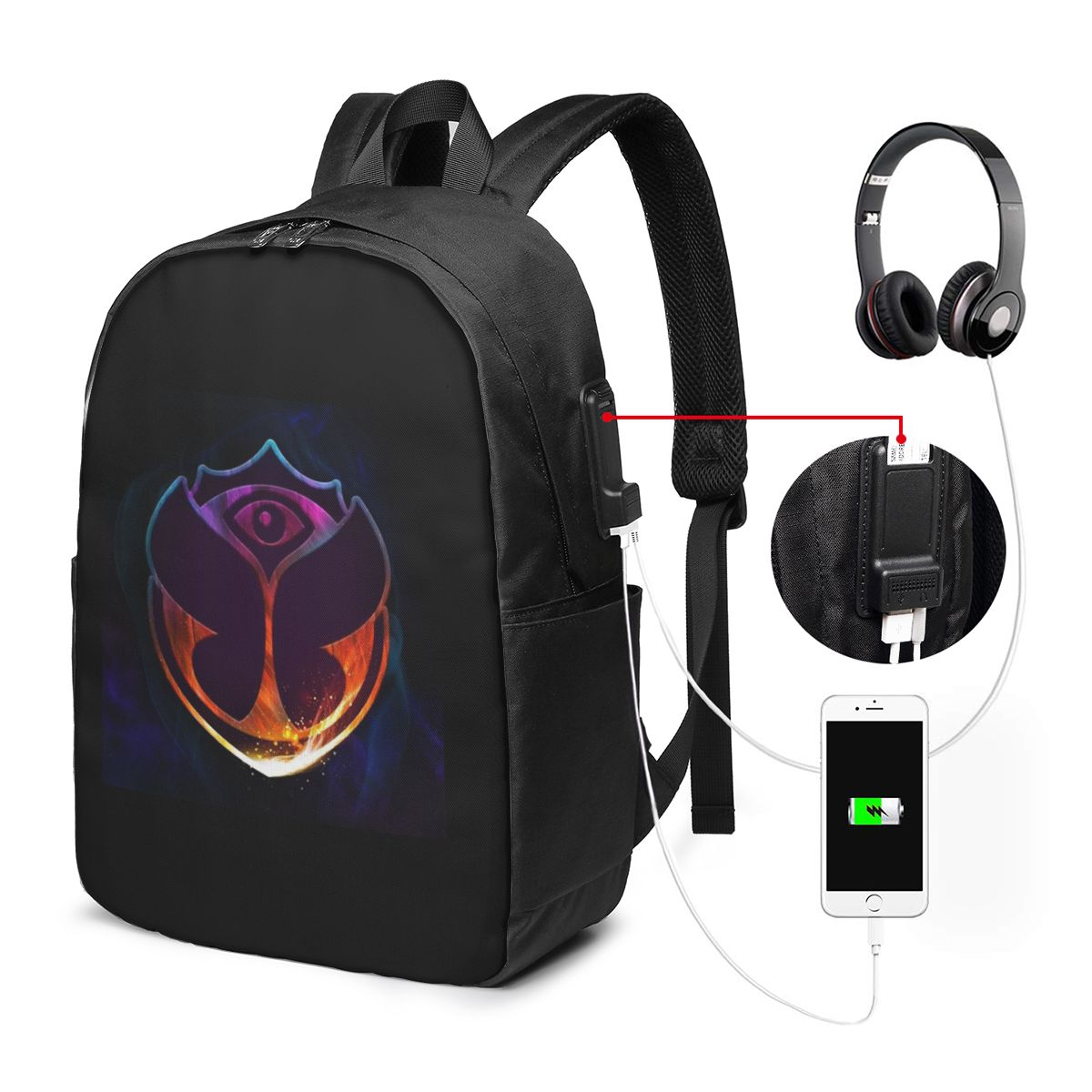 Women Bags Laptop - Tomorrowland 나비 배낭 여행 노트북 가방