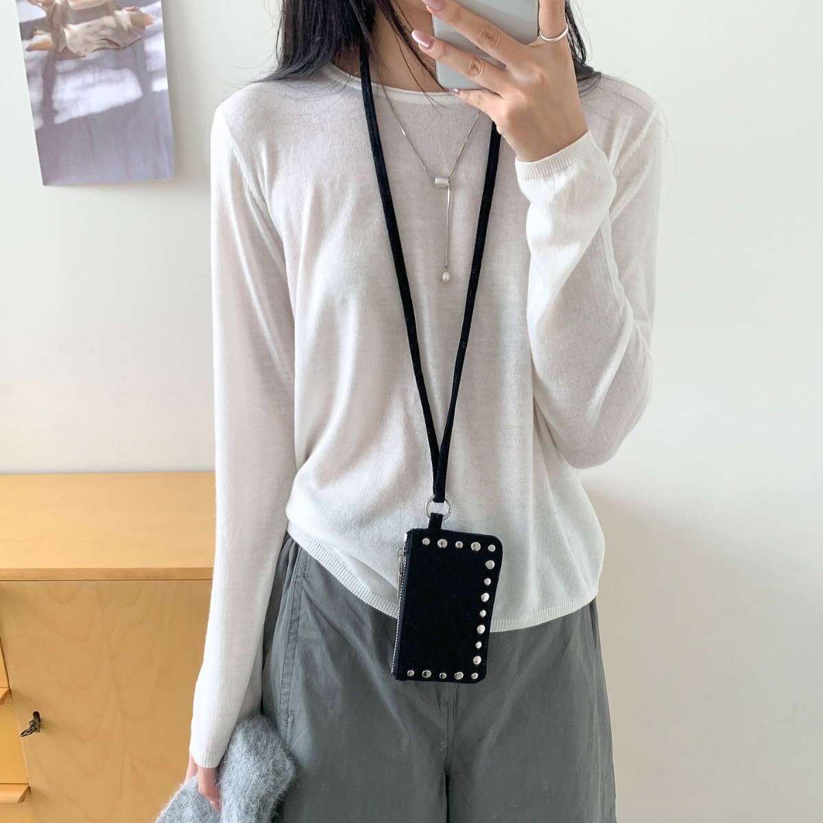 새로운 스터드 숄더백 미니 카드지갑 레오파드 동전 지갑 - Women'S Bags Cross Body 리뷰 및 가격