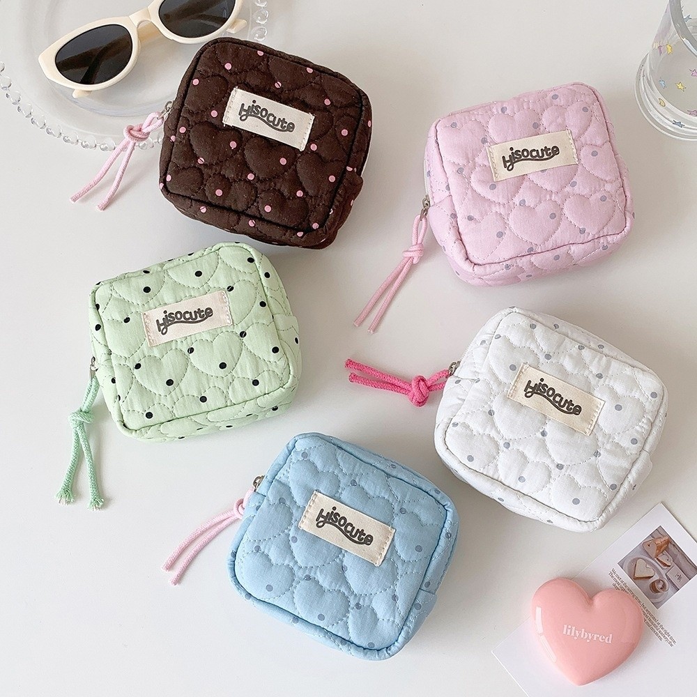 새로운 다용도 화장품 파우치, 대용량, 물방울무늬, 작 - Women Bags Large 리뷰 및 가격