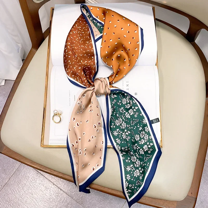 디자인 프린트 스키니 스카프 플래드 말털 헤어밴드 스카 - Women Bags Branded 리뷰 및 가격
