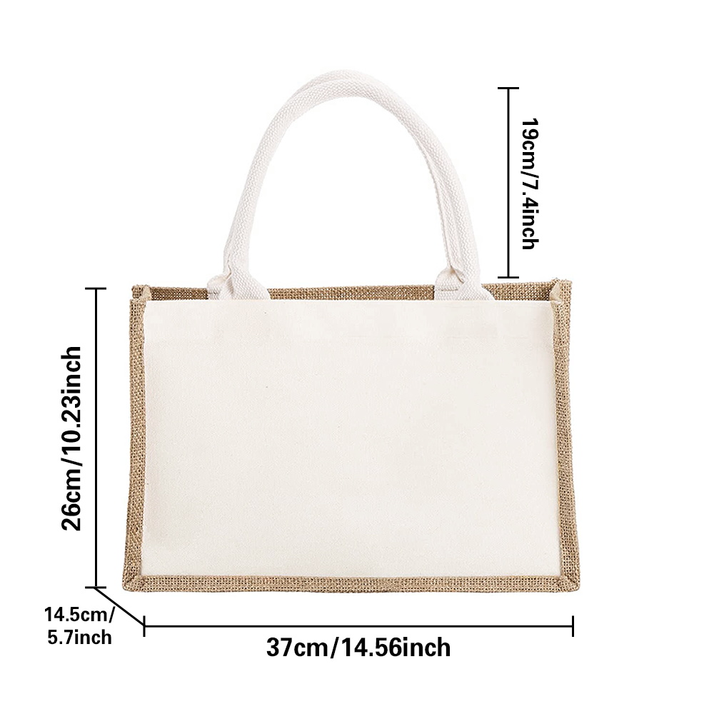 비치 황마 캔버스 토트백 귀여운 몬스터 프린트 개인 맞 - Women Bags Jute 리뷰 및 가격
