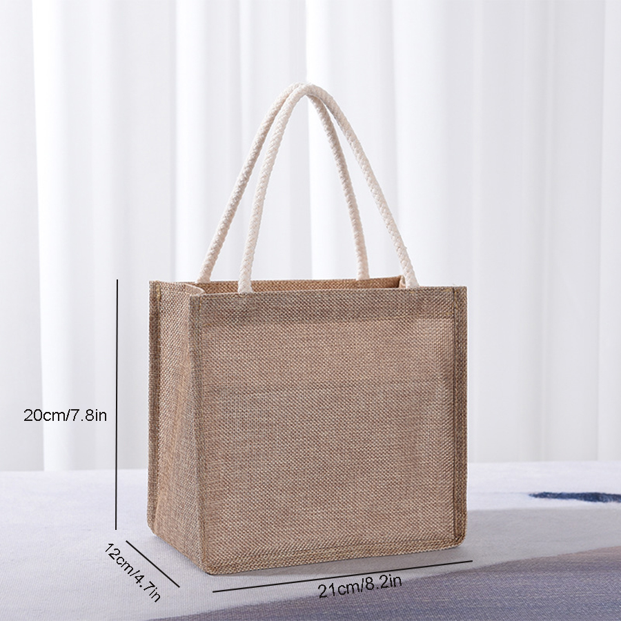 면 토트백, 대용량 린넨 선물 가방, 쇼핑백 - Women Bags Jute 리뷰 및 가격