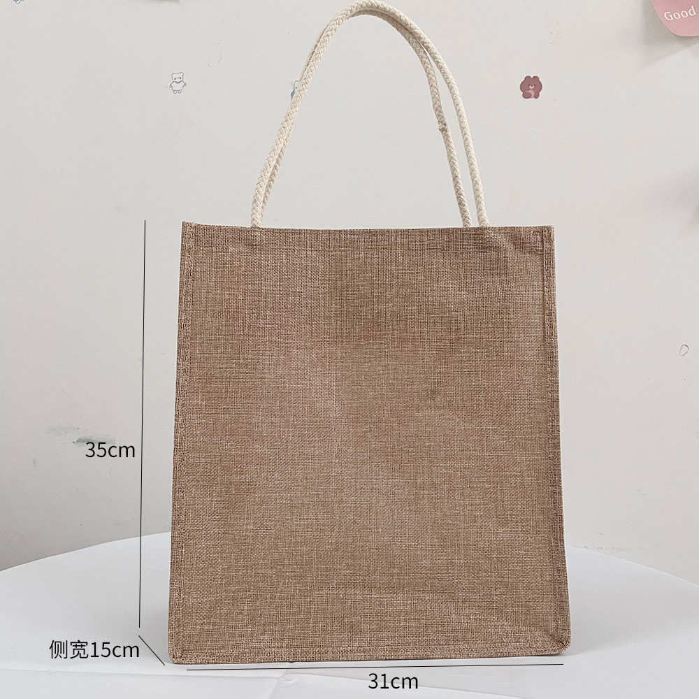 면 토트백, 대용량 린넨 선물 가방, 쇼핑백 - Women Bags Jute 리뷰 및 가격