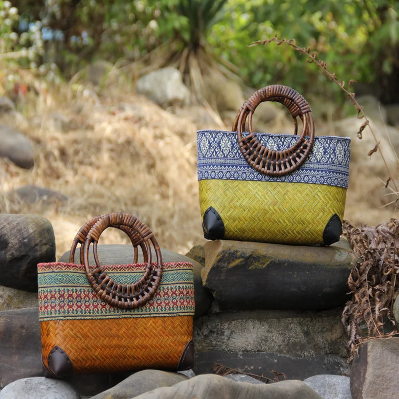 레트로 일본 수제 대나무 가방 베트남 미니 여성용 가방 - Women Bags Vietnam 리뷰 및 가격