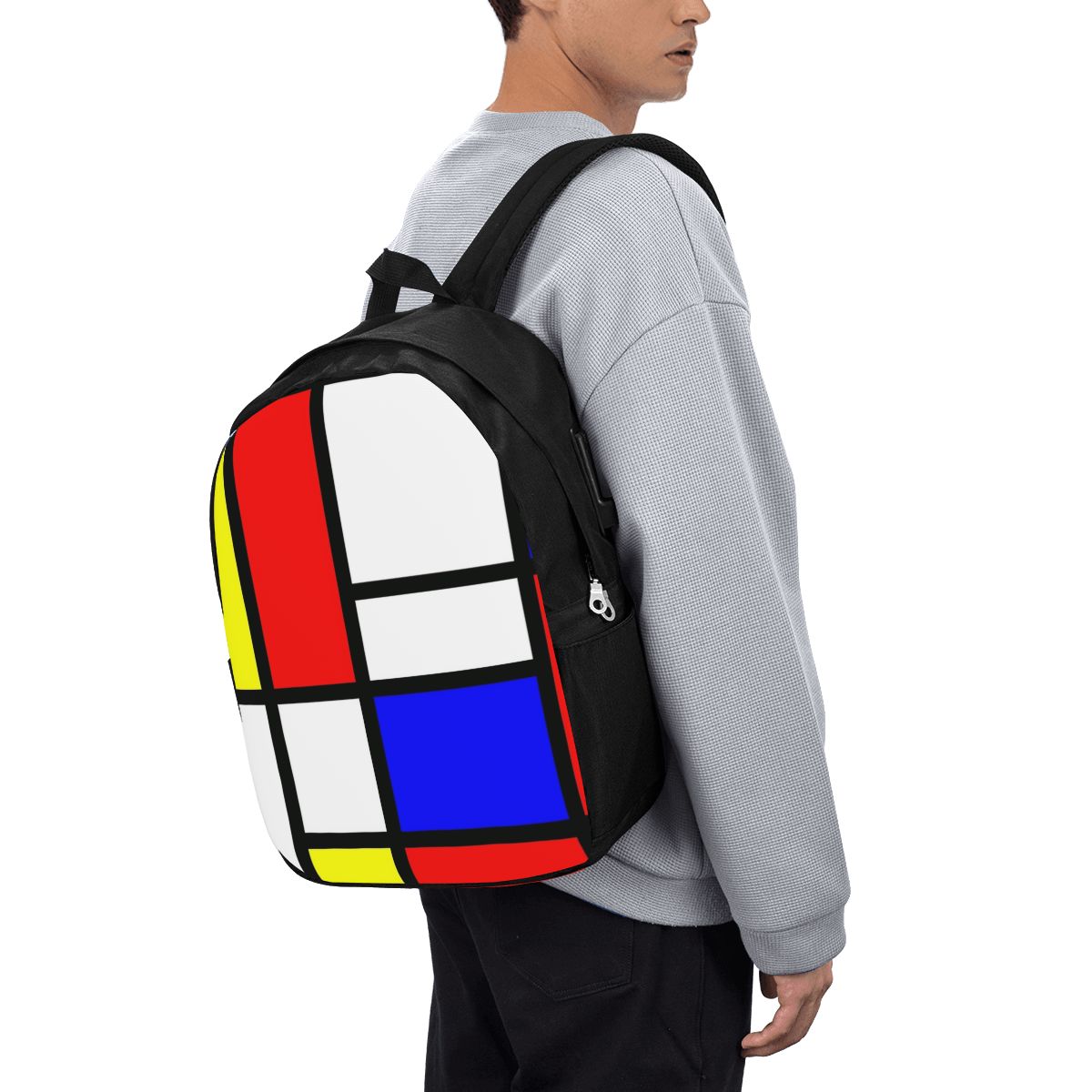 Piet Mondrian Composition 배낭 여 - Woman In Bag 리뷰 및 가격