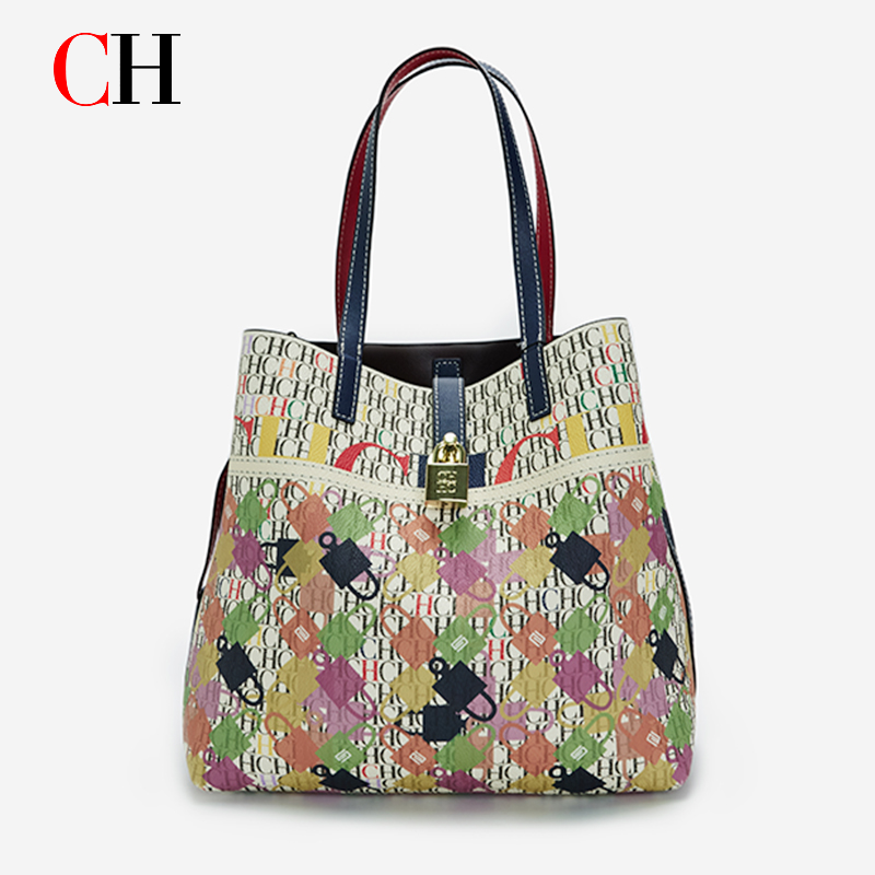 CH 여성용 대용량 프린트 토트백, 트렌디한 레터링 패 - Women'S Xl Bags 리뷰 및 가격