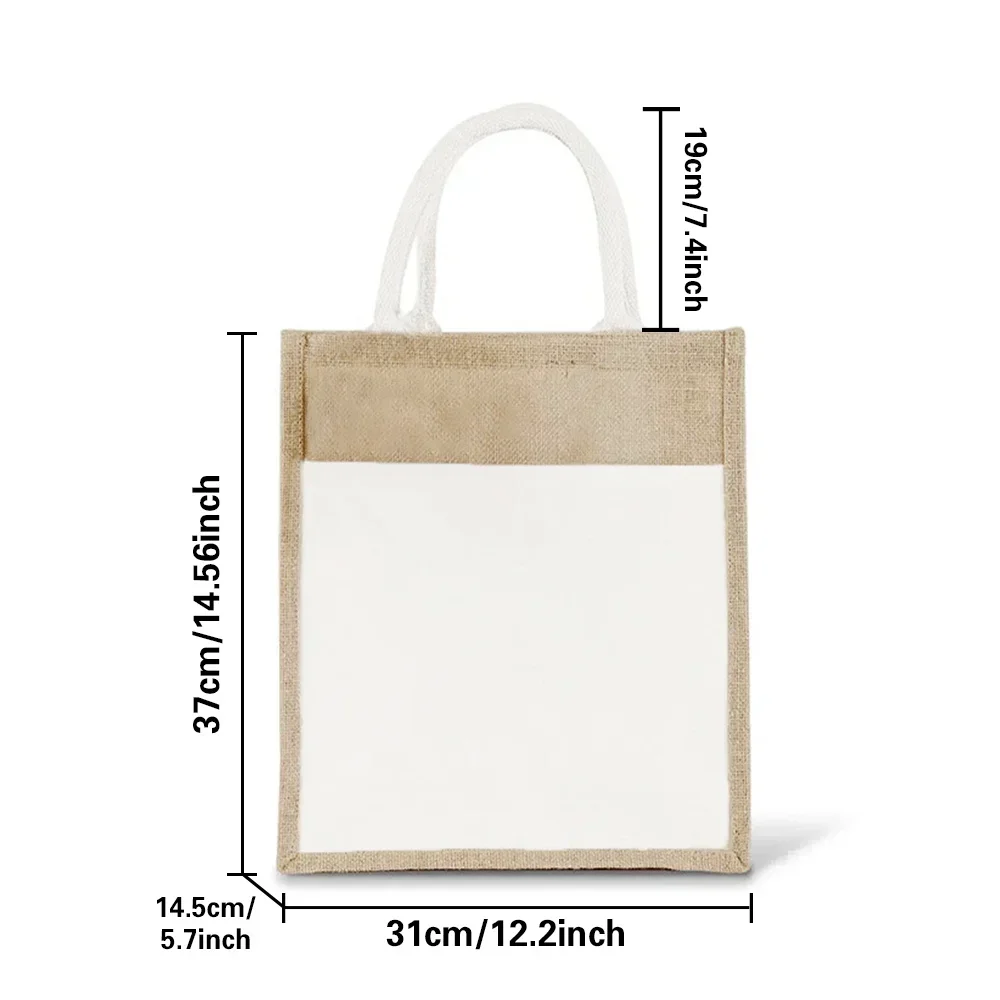 미니멀한 디자인의 린넨 가방, 세련된 여성용 쇼핑백,  - Women Bags Jute 리뷰 및 가격