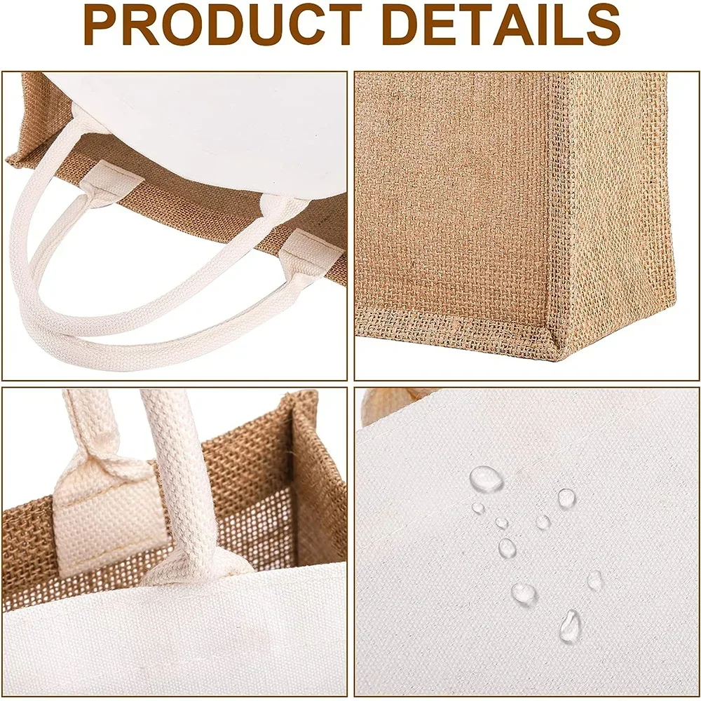 미니멀한 디자인의 린넨 가방, 세련된 여성용 쇼핑백,  - Women Bags Jute 리뷰 및 가격
