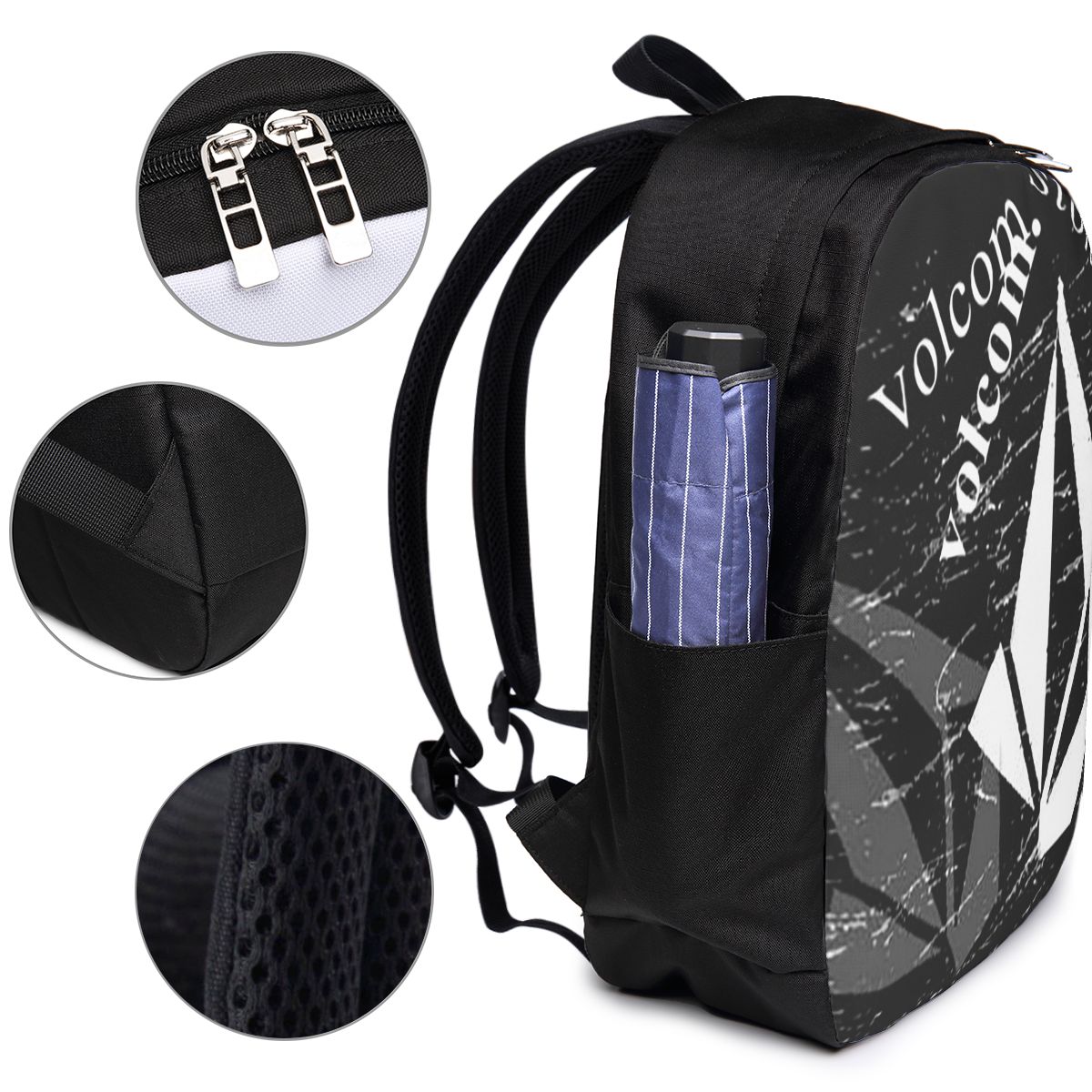 V-Volcom 로고 배낭 여행 노트북 가방 컴퓨터 대 - Women Bags Laptop 리뷰 및 가격
