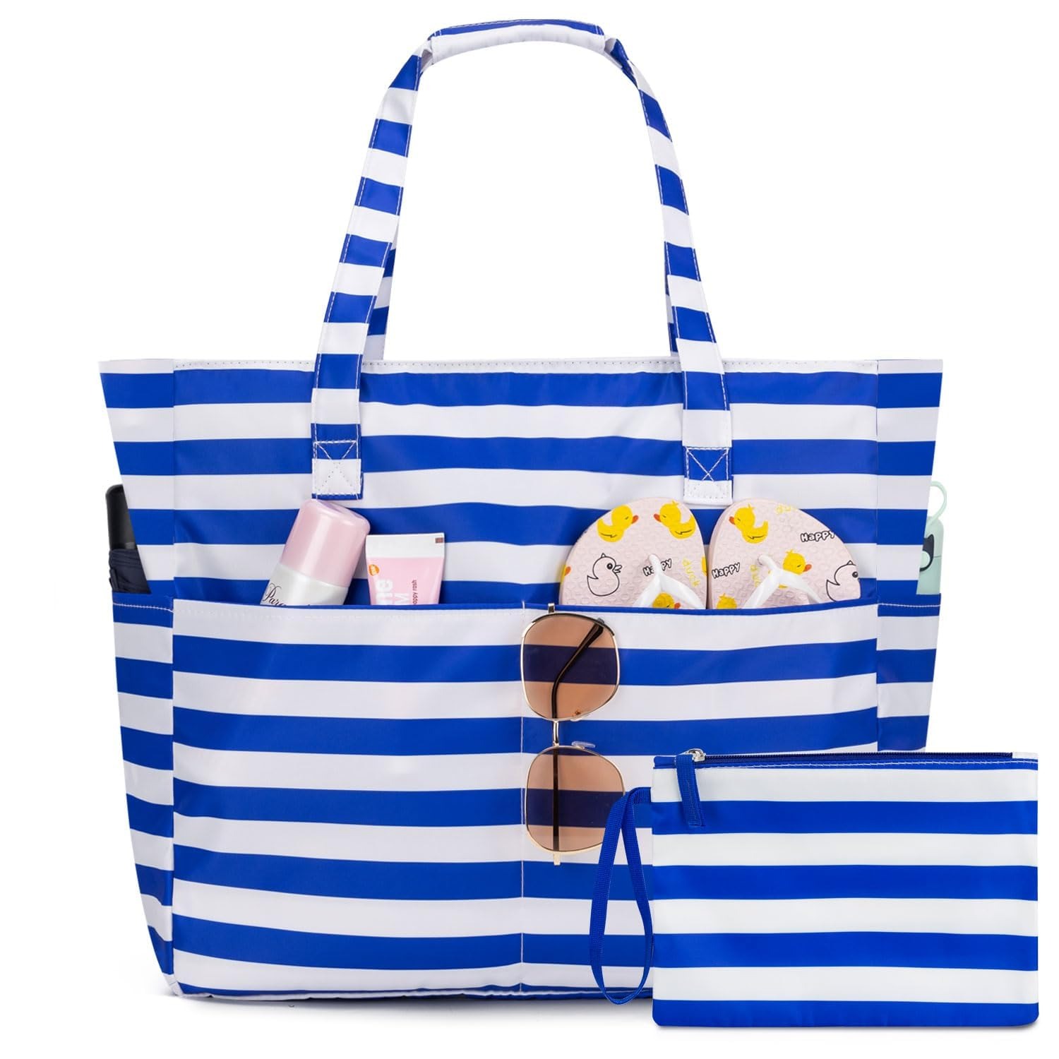 여성용 방수 모래방지 비치백, 대형 지퍼 비치백 (헬스 - Women Bags Large 리뷰 및 가격