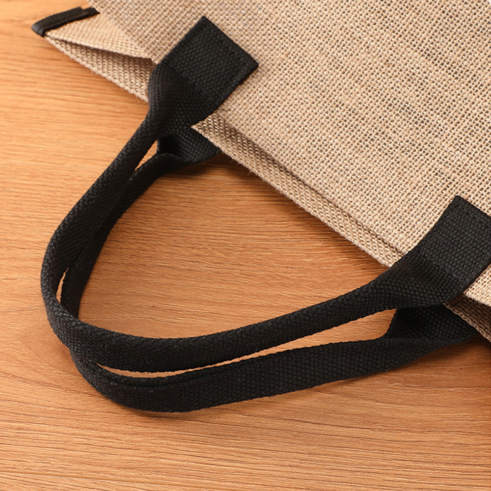 휴대용 에코 대용량 곰 패턴 토트백, 빈티지 황마 쇼핑 - Women Bags Jute 리뷰 및 가격