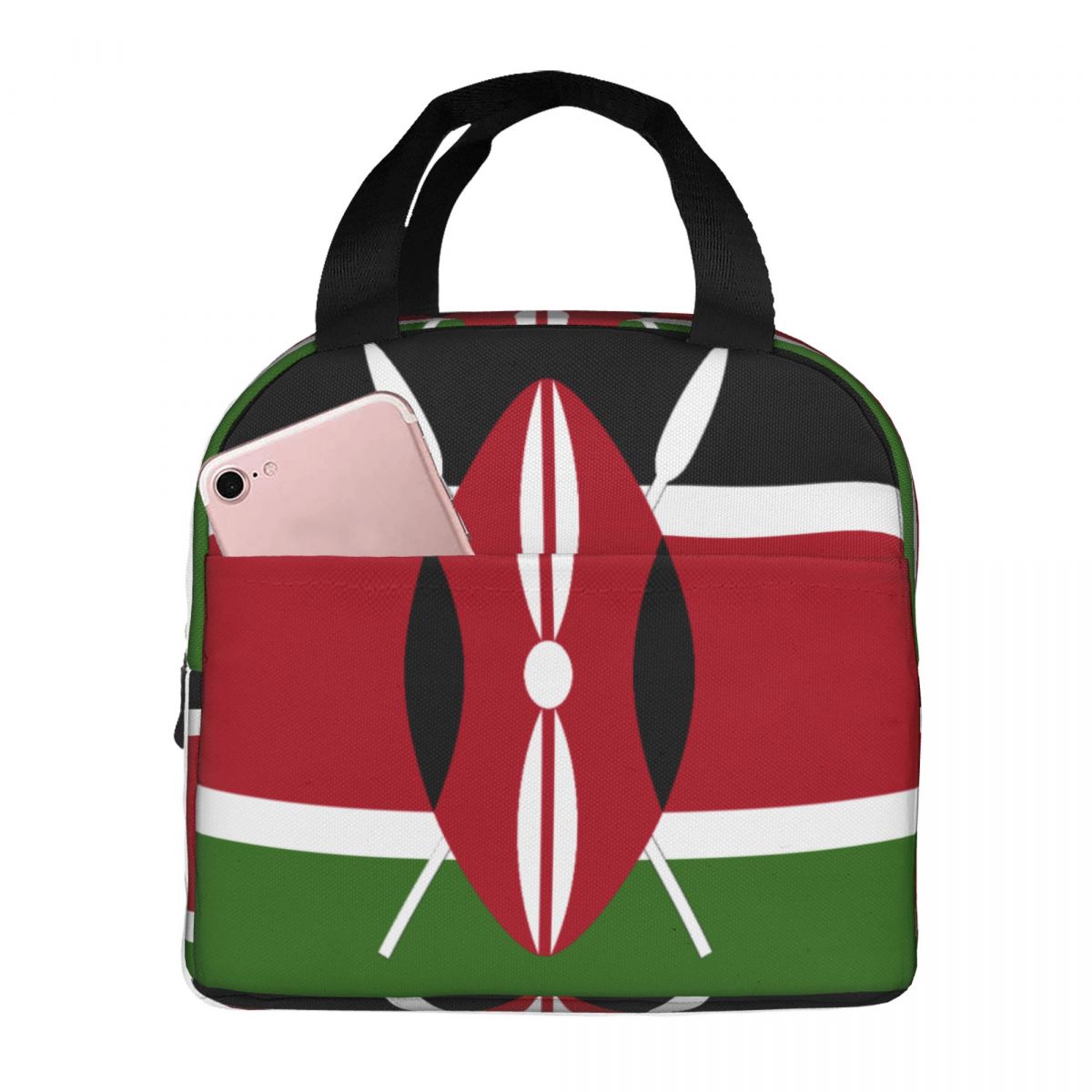 케냐 국기 디자인 여성용 보온 도시락 가방 휴대용 보냉 - Women Bags Kenya 리뷰 및 가격