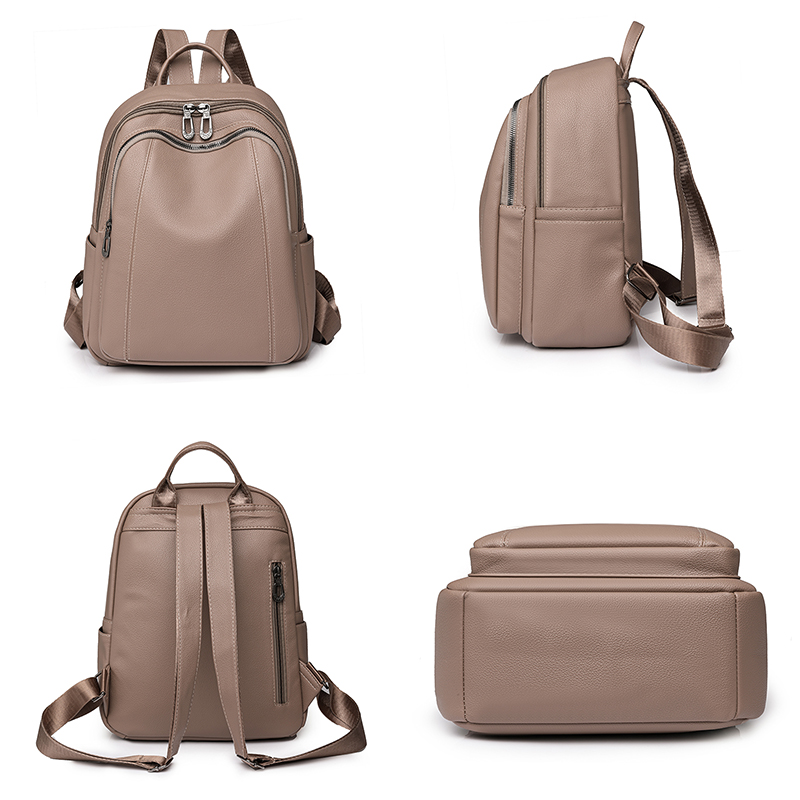 고품질 가죽 배낭 여성 대용량 배낭 지갑 여성 빈티지  - Women'S Xl Bags 리뷰 및 가격