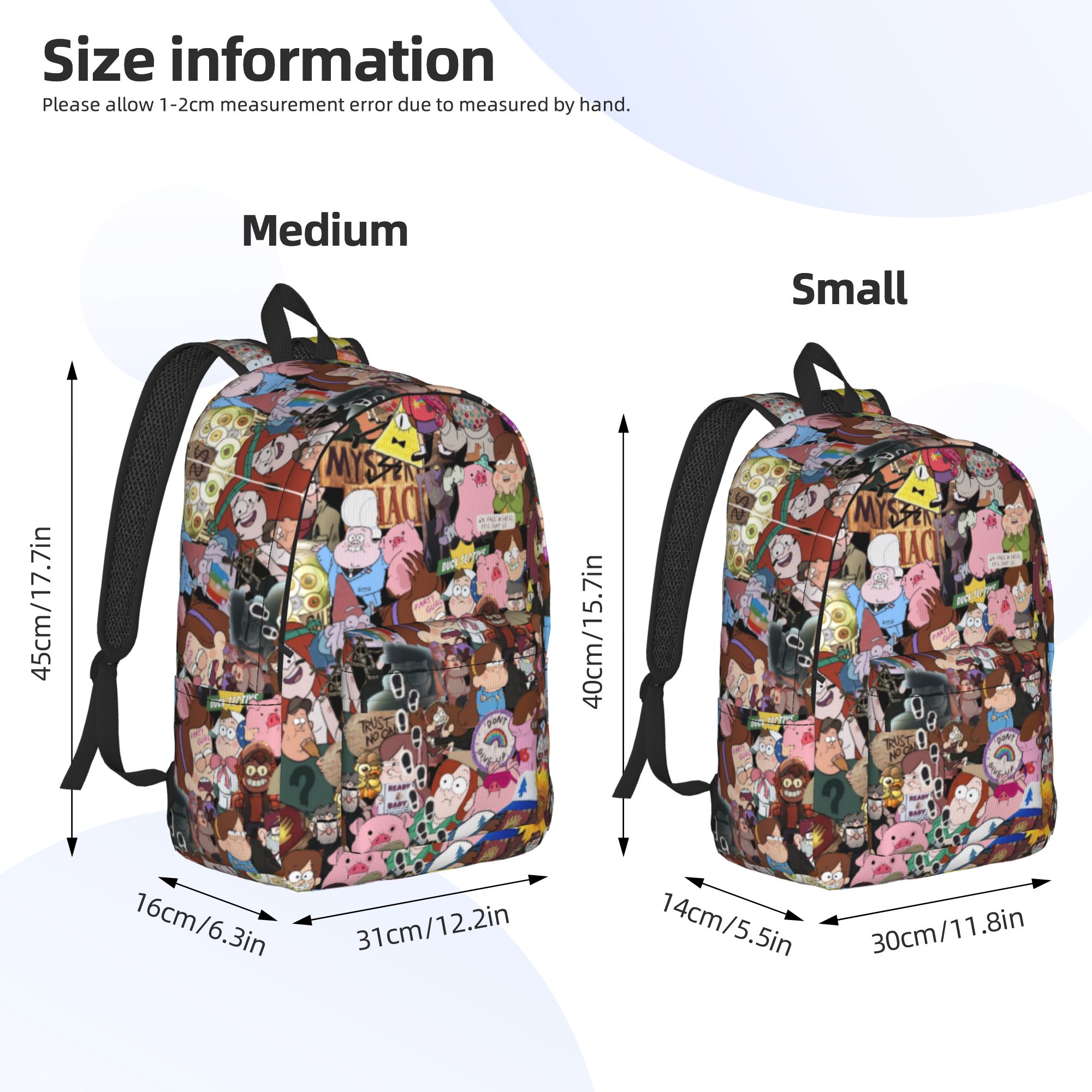 Gravitys Falls 남성용 여성용 백팩 멋진 학 - Women Bags Laptop 리뷰 및 가격