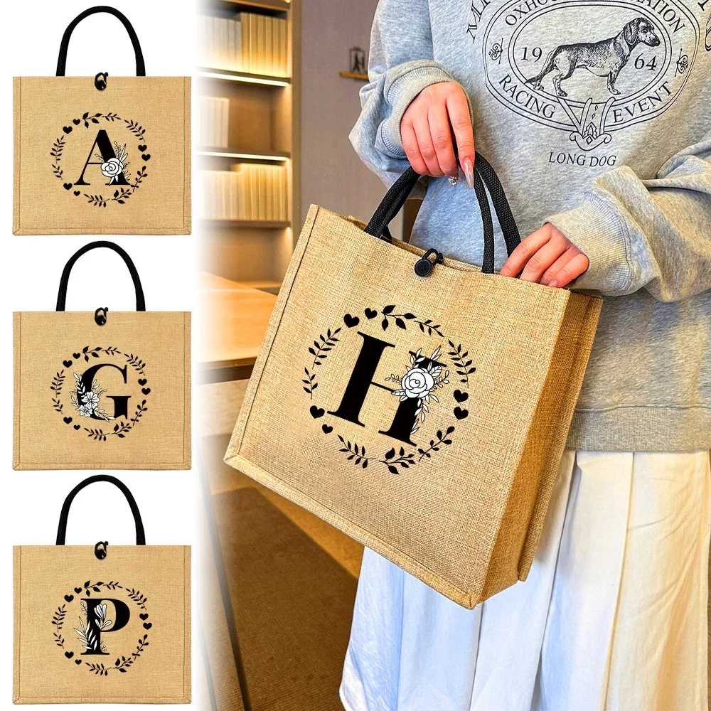 여성용 아마 가방 패스너 핸드백 정리함 보관 황마 토트 - Women Bags Jute 리뷰 및 가격