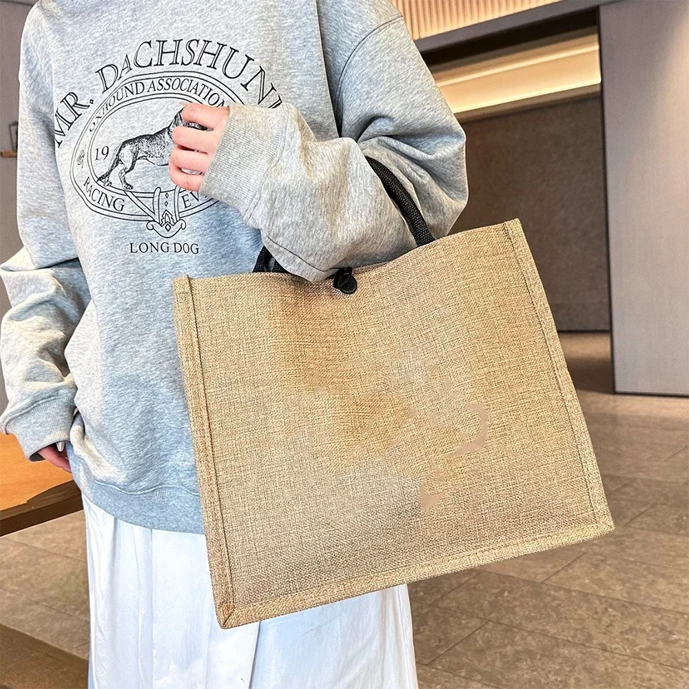 여성용 아마 가방 패스너 핸드백 정리함 보관 황마 토트 - Women Bags Jute 리뷰 및 가격