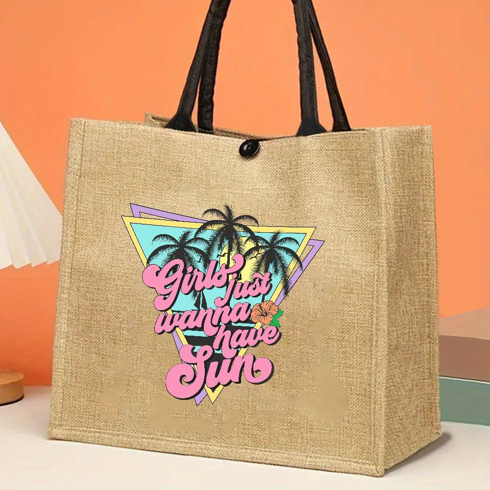 수제 대용량 섬유 황마 토트백, 버튼 잠금, 튼튼한 여 - Women Bags Jute 리뷰 및 가격