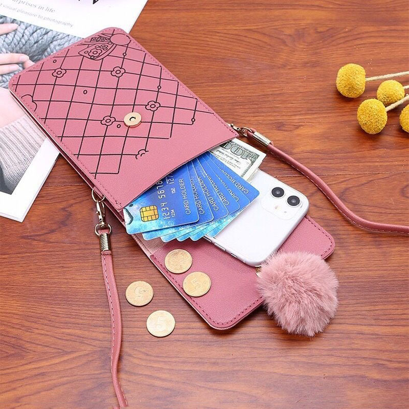 여성을 위한 귀여운 만화 패턴 터치스크린 전화 가방 - - Women'S Bags Cross Body 리뷰 및 가격
