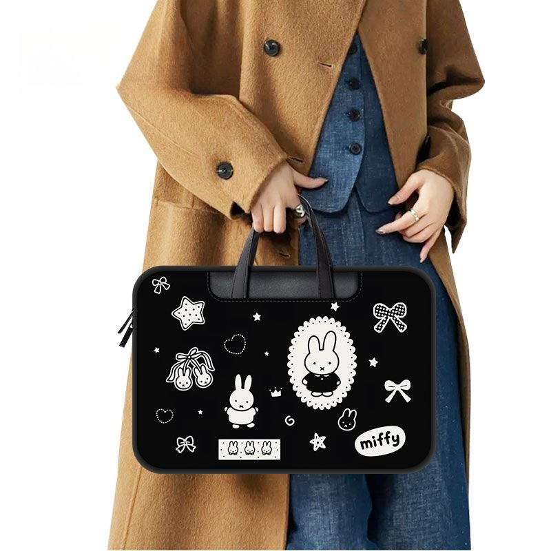 만화 미피 토끼 휴대용 노트북 가방 패션 노트북 운반  - Women Bags Laptop 리뷰 및 가격